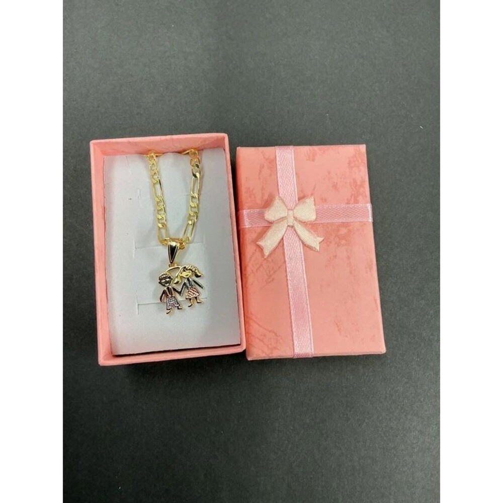 18 k gold filled pendant and  chain